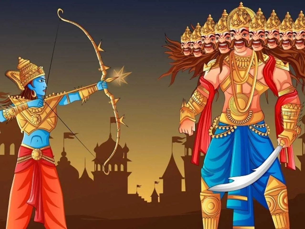 Ram and ravan fight