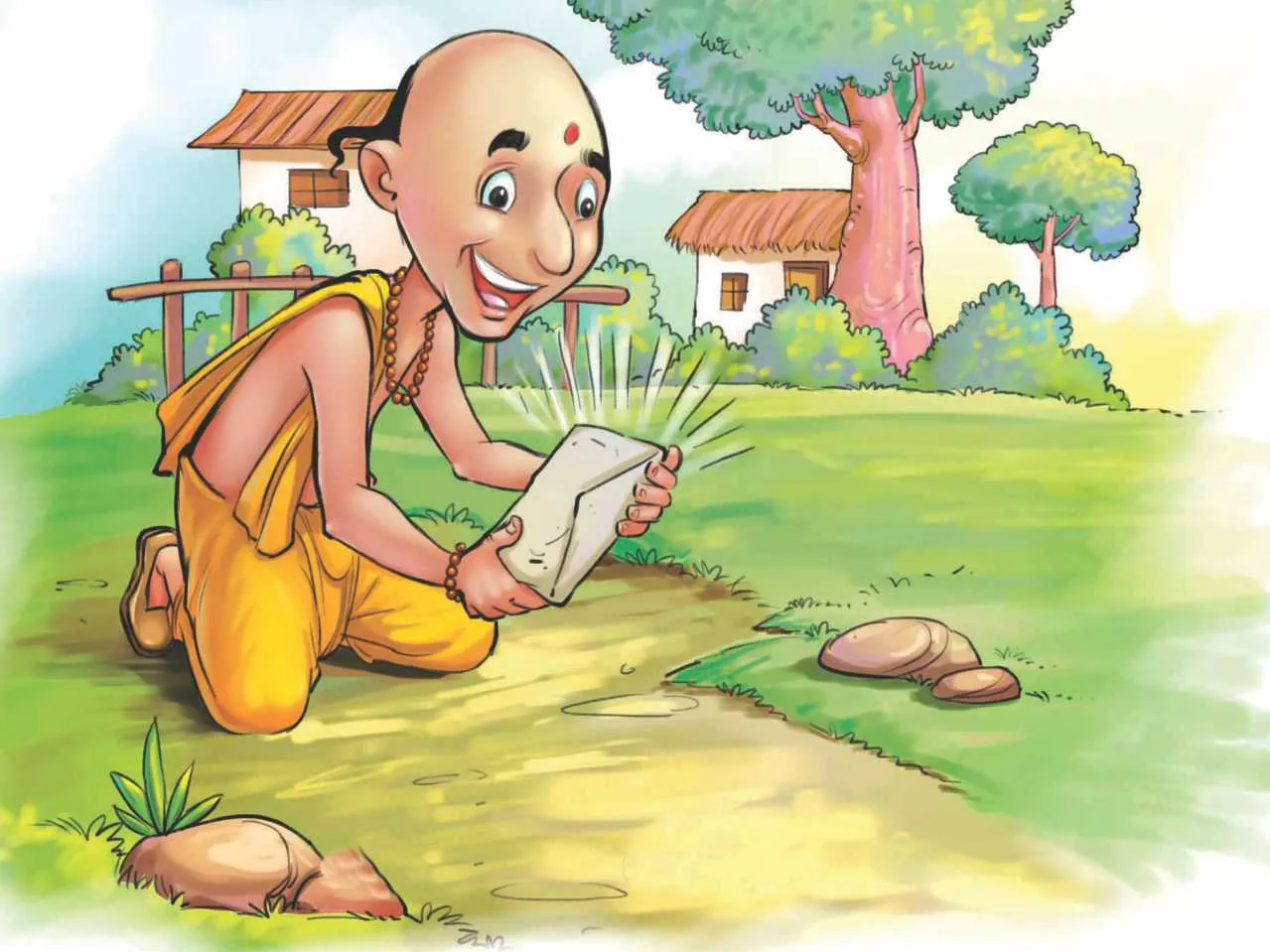 Brahmin with a envelop