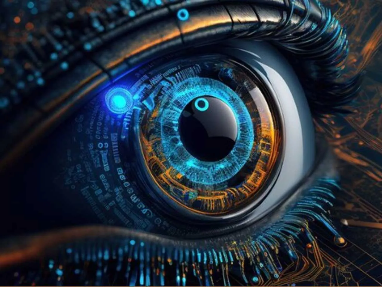 futuristic image of eye