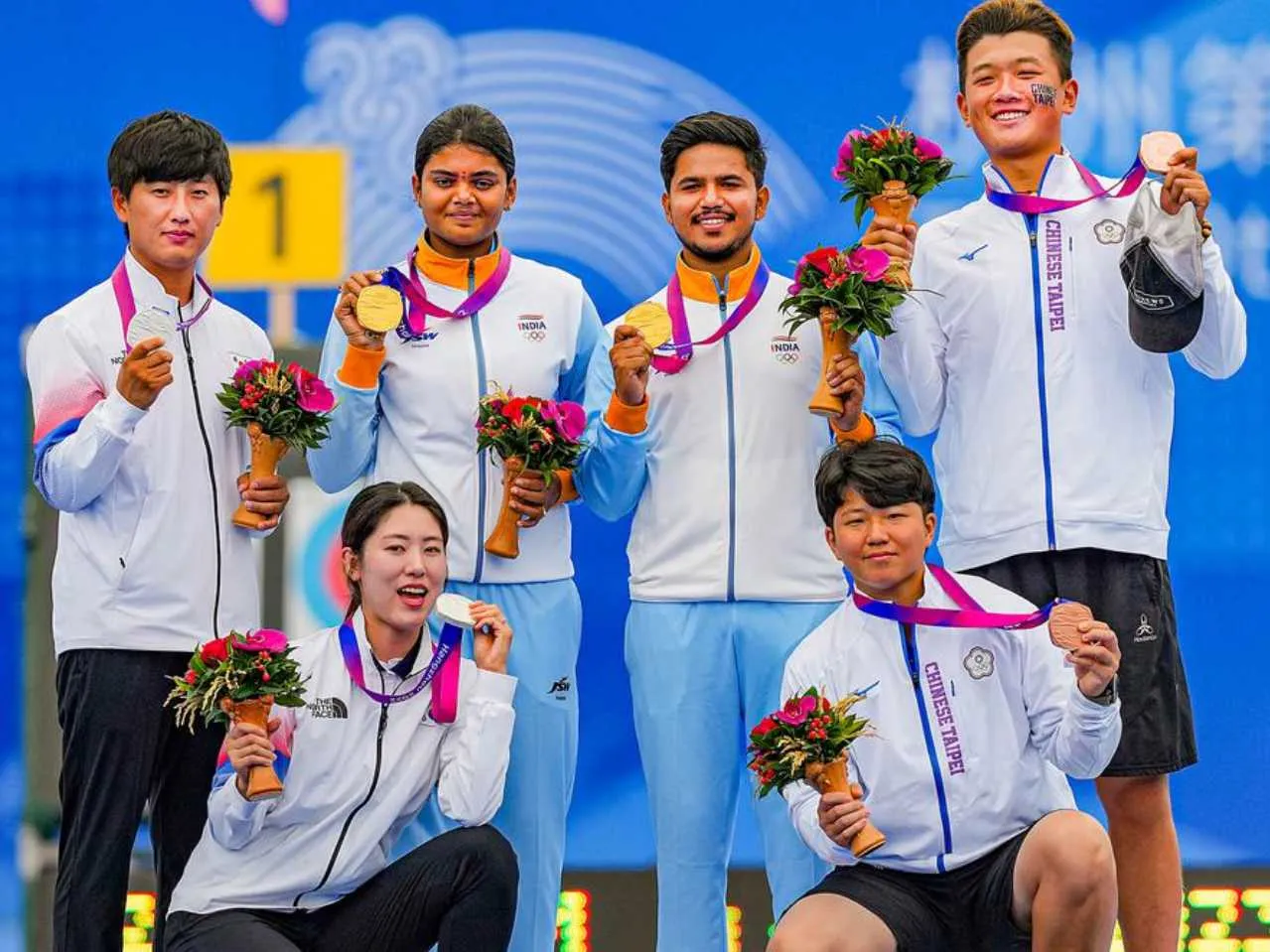 Asian games archery gold 