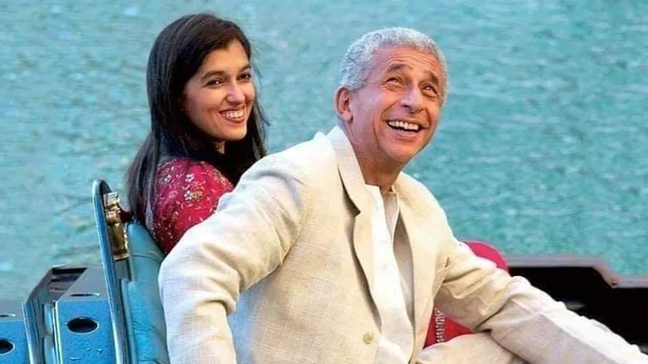 Bollywood actors Naseeruddin Shah and Ratna Pathak Shah