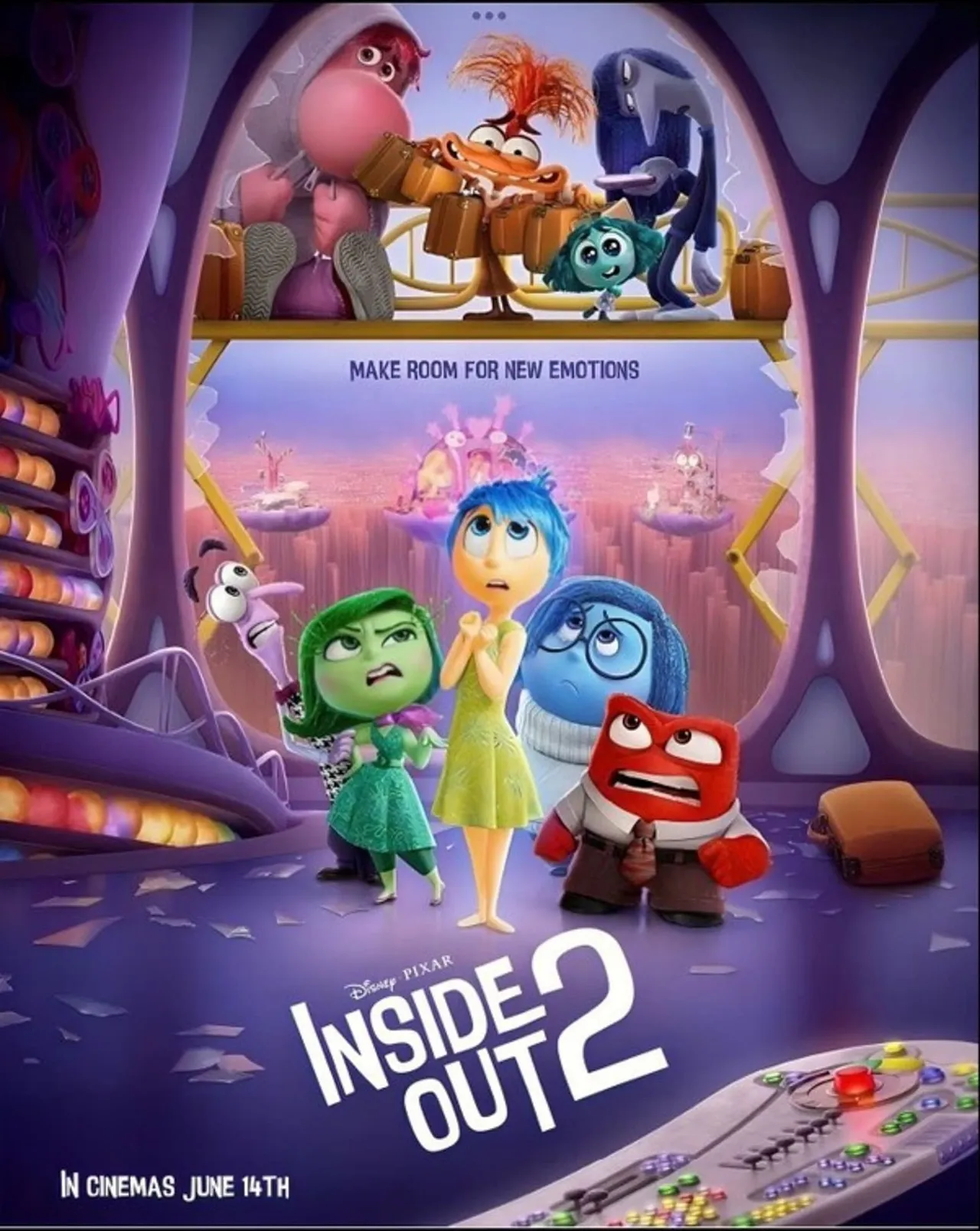 New International Poster for Inside Out 2 Has Been Released