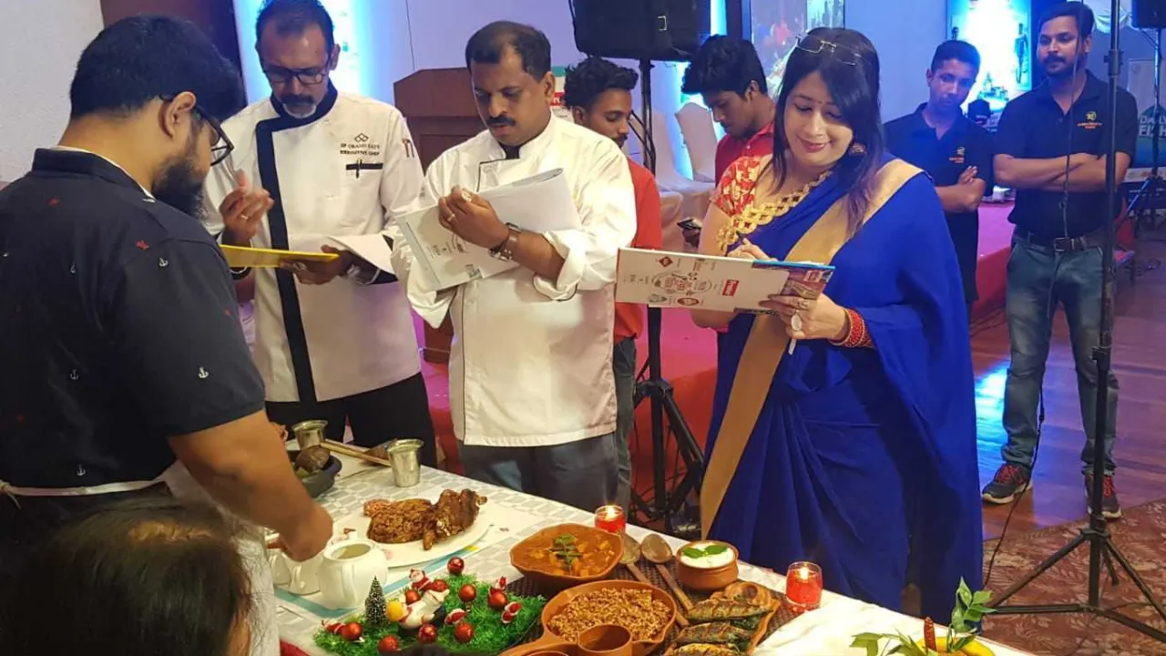 Lekshmi Nair Judging a Cooking Show
