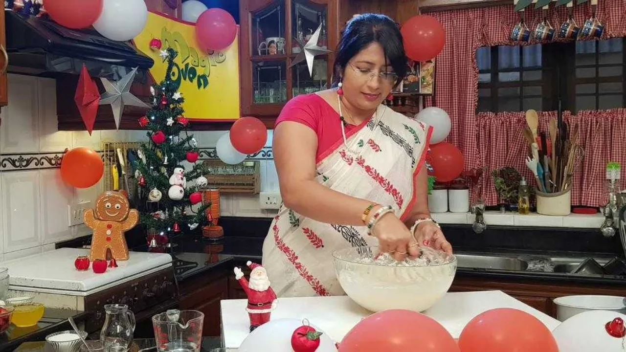 Still of Lekshmi Nair from her show Magic Oven