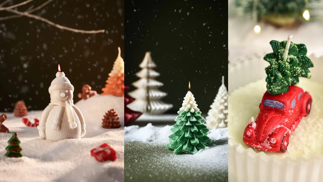 Scented Christmas Candles 