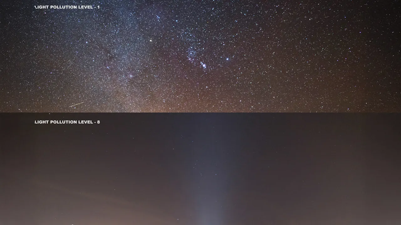 light pollution in Anamalai Tiger Reserve