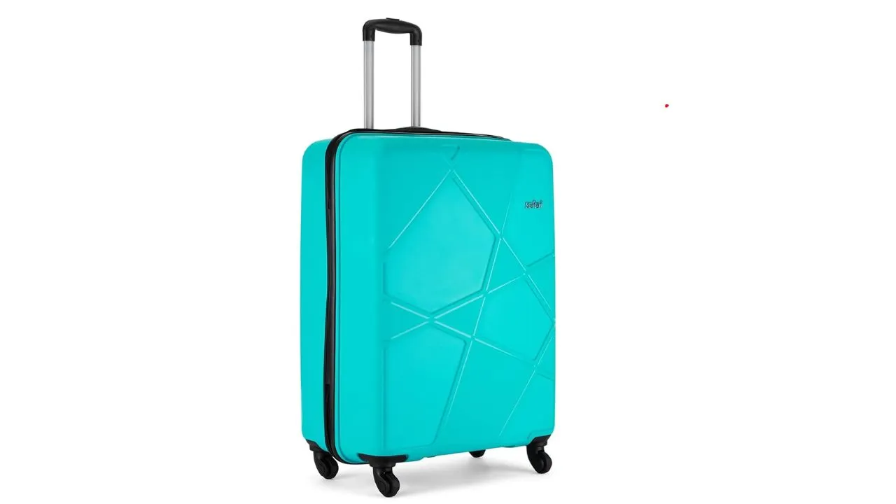 Safari Pentagon 55 Cms Small Cabin Polypropylene Hard Sided 4 Wheels 360 Degree Wheeling System Luggage