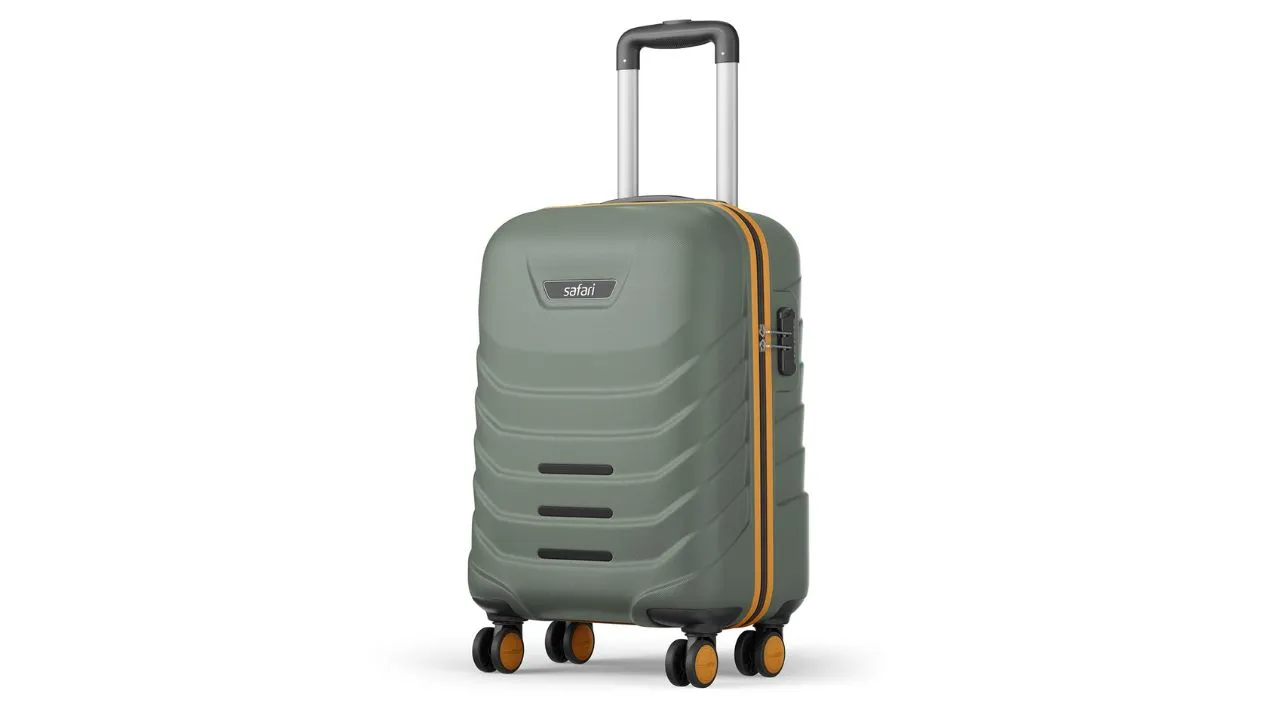 Safari Crescent 8 Wheels 56cm Small Cabin Trolley Bag 