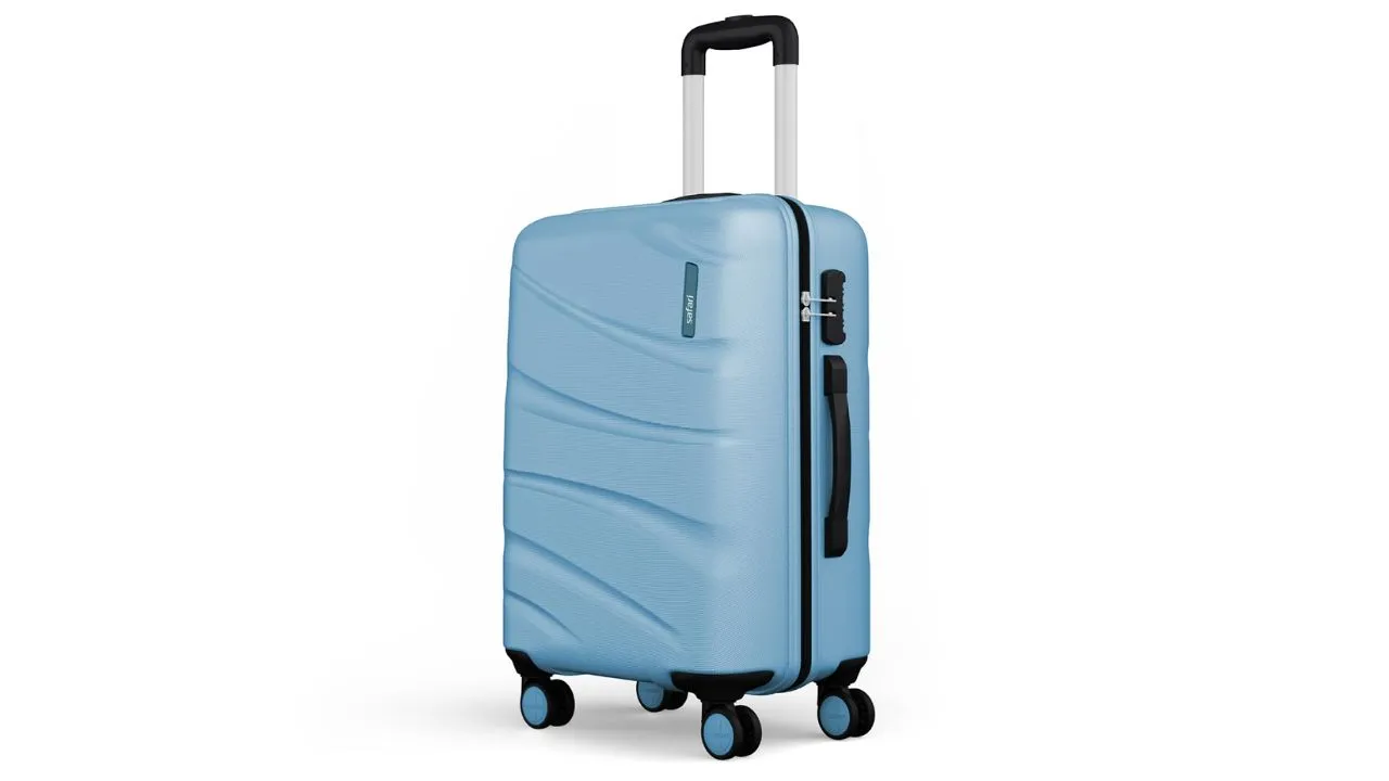 Safari Persia 65 Cms Medium Check-in Hardside Polycarbonate 8 Wheels Luggage