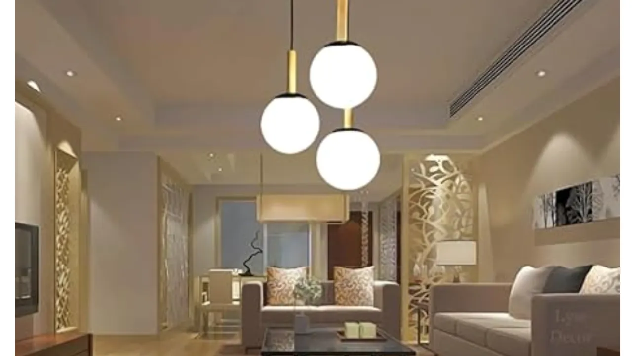 Lyse Decor Ceiling Hanging Light for Living Room Center