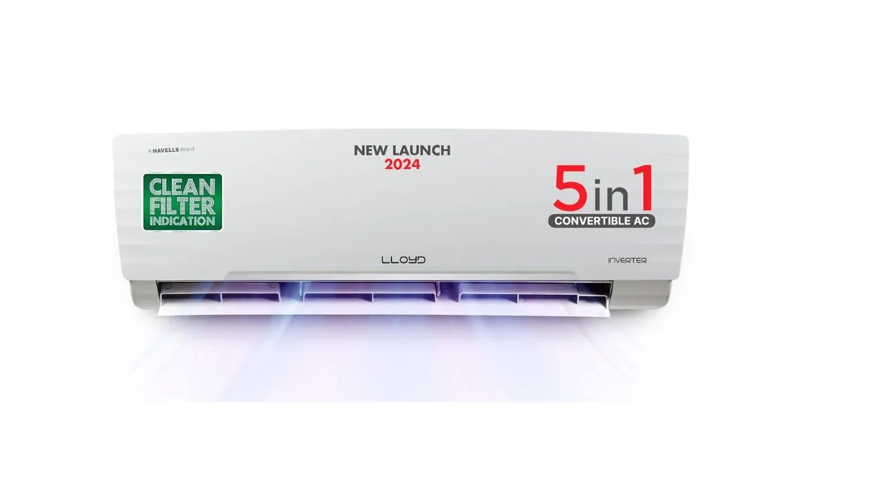Lloyd 1.5 Ton 5 Star Inverter Split AC (5 in 1 Convertible