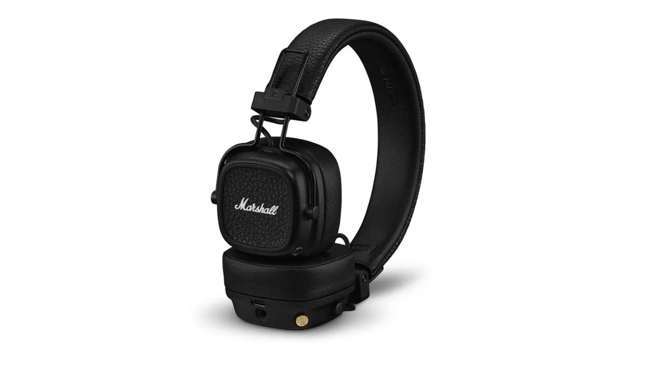  Marshall Major V Wireless On-Ear Headphones, Black