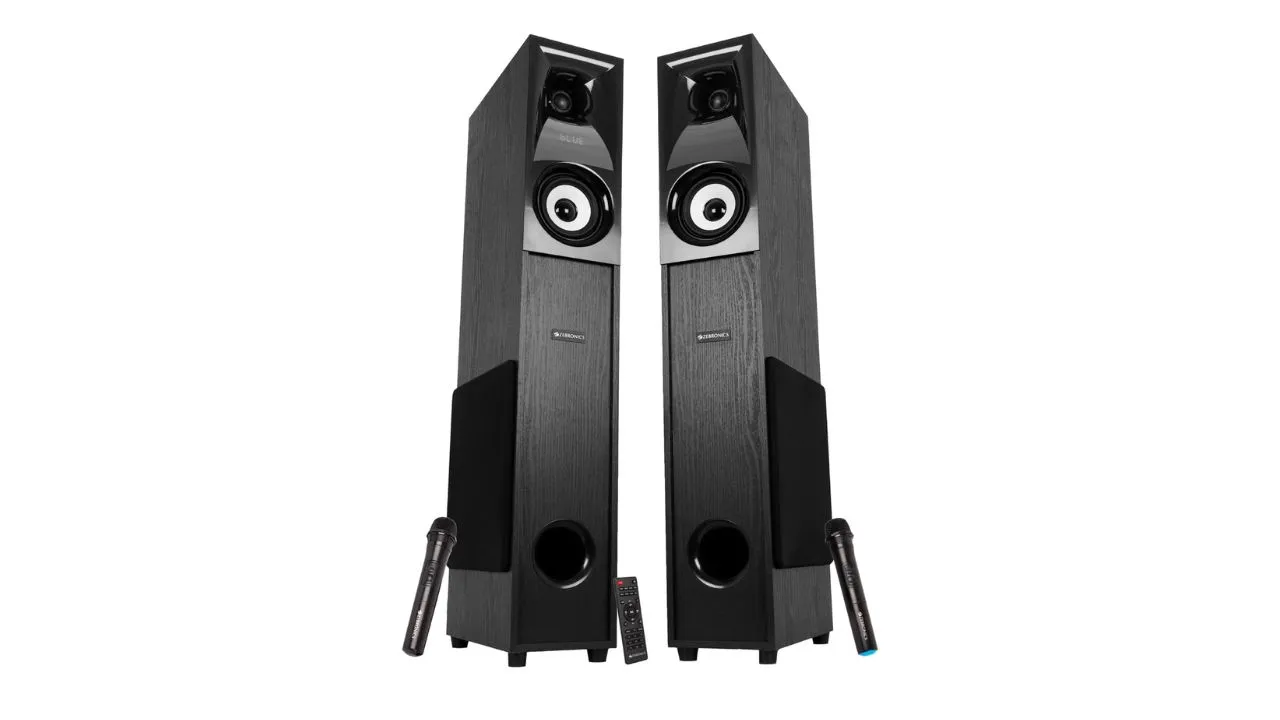 Zebronics Hammer Dual Tower Speaker with Powerful 160W RMS Output