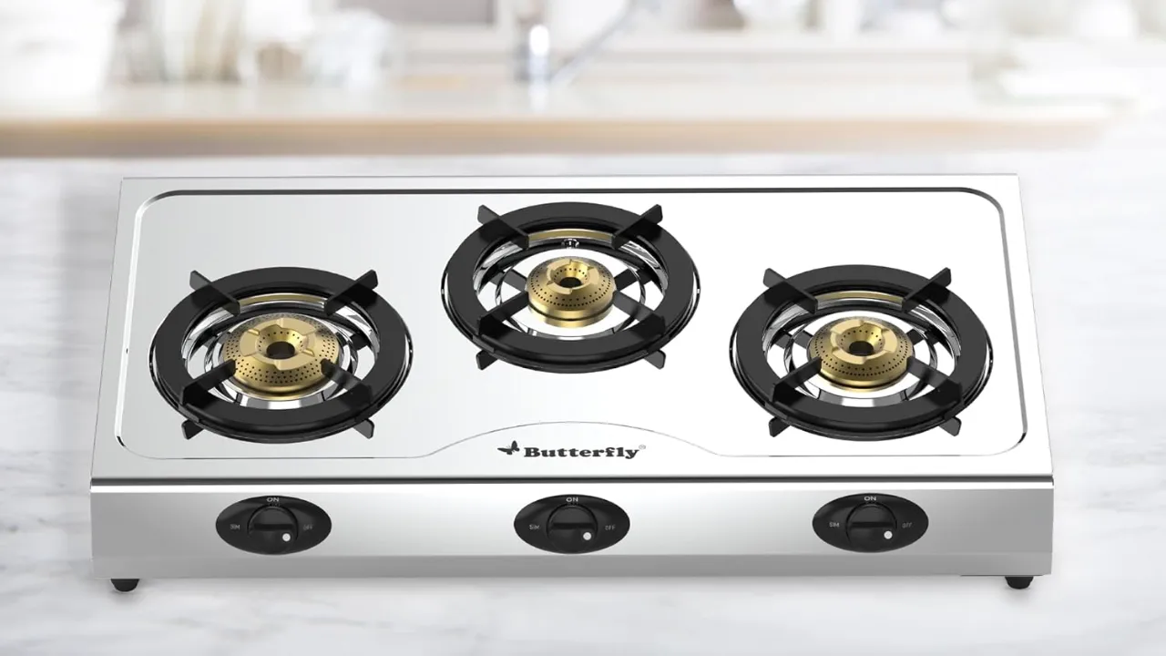Butterfly Bolt 3B Stainless Steel Lpg Open Gas Stove