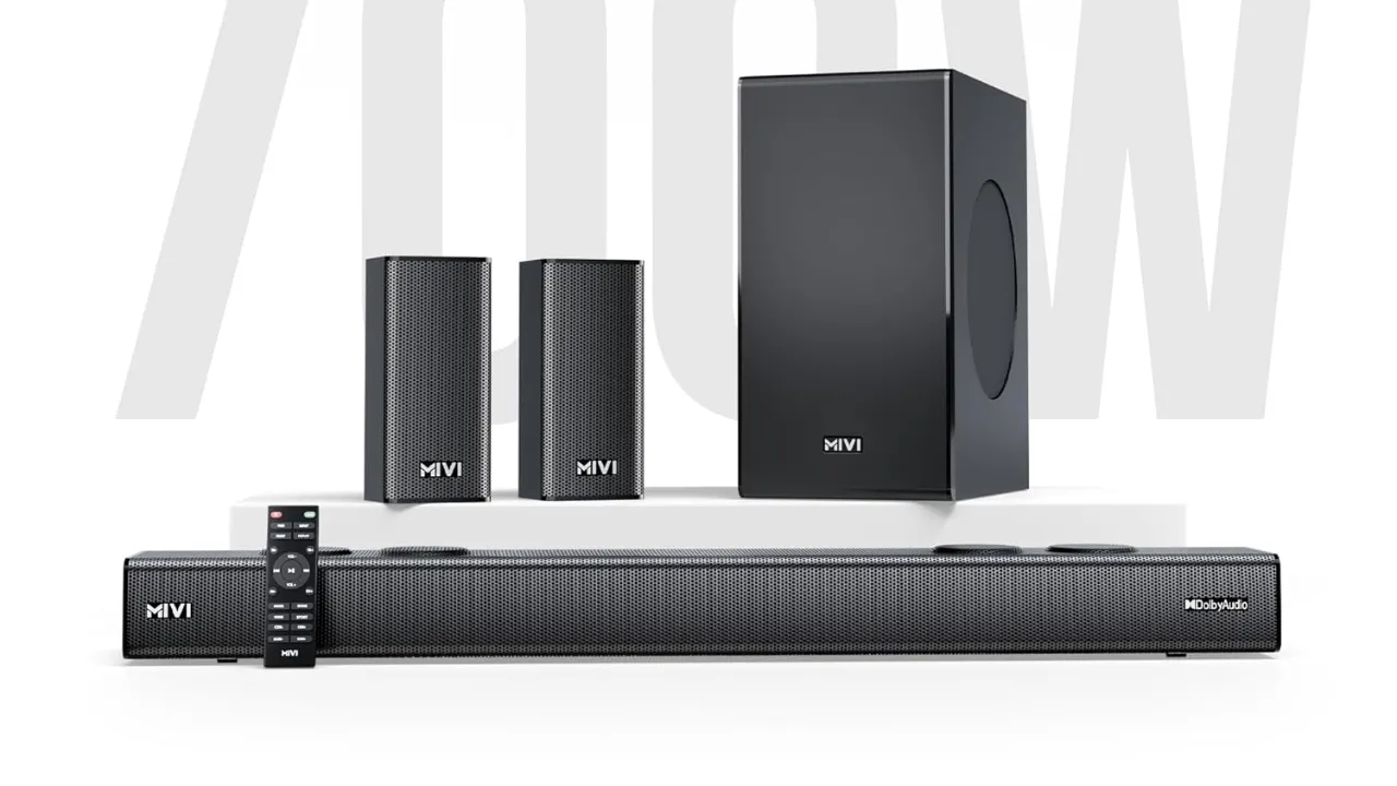 Mivi Fort Q700D Dolby Home Audio | 700W Sound bar, 5.1 Channel Home Theatre