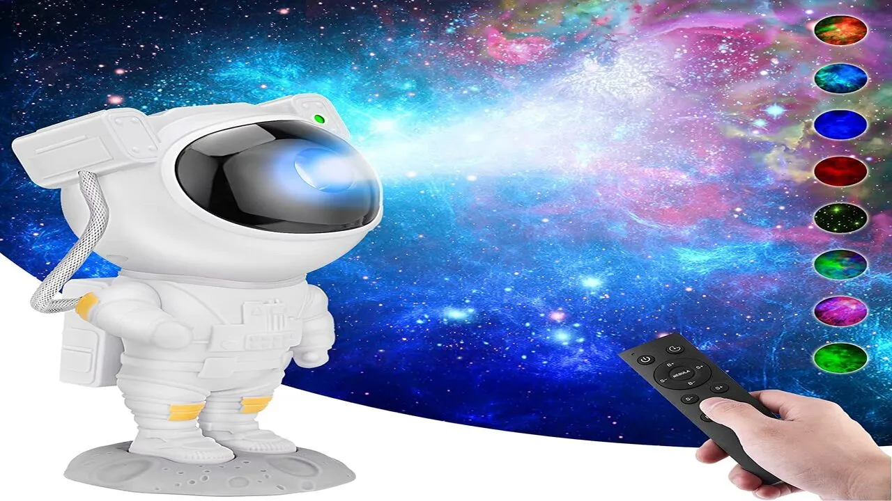 fizzytech Astronaut Starry Projector 360°
