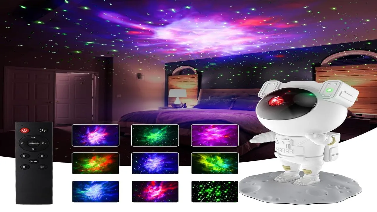 Amazm Kids Star Galaxy Night Light Projector