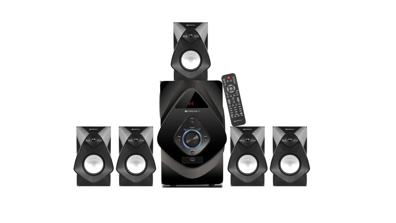 ZEBRONICS BT8591RUCF 5.1 Home Theater Speaker with 6.5