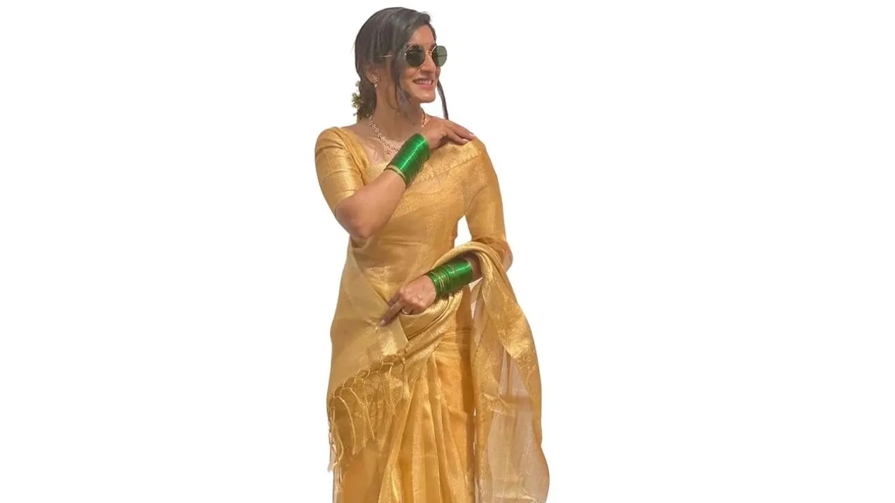 Hanfi Handicraft Women's Tissue Silk Saree