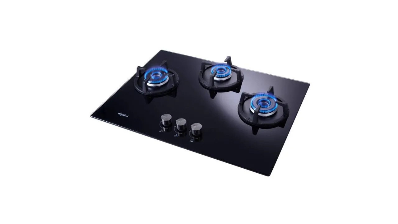 Whirlpool Hob 3 Burner Auto Ignition Gas Stove