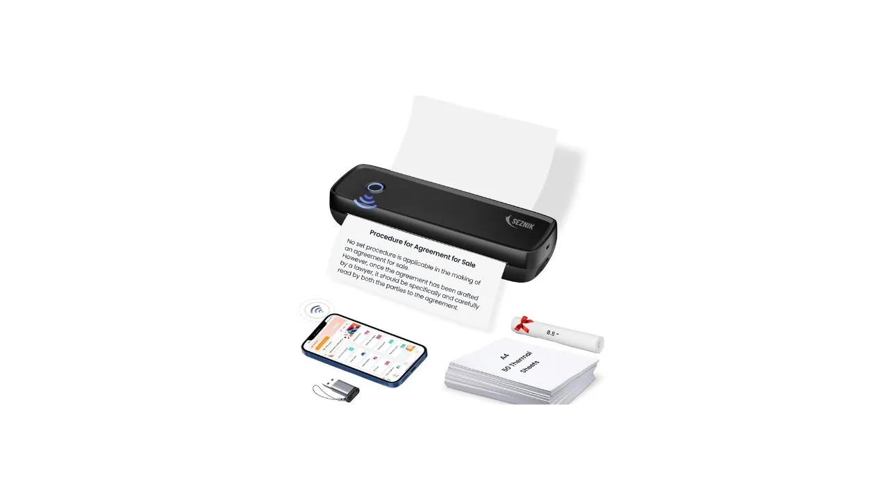 SEZNIK Portable A4 Printer