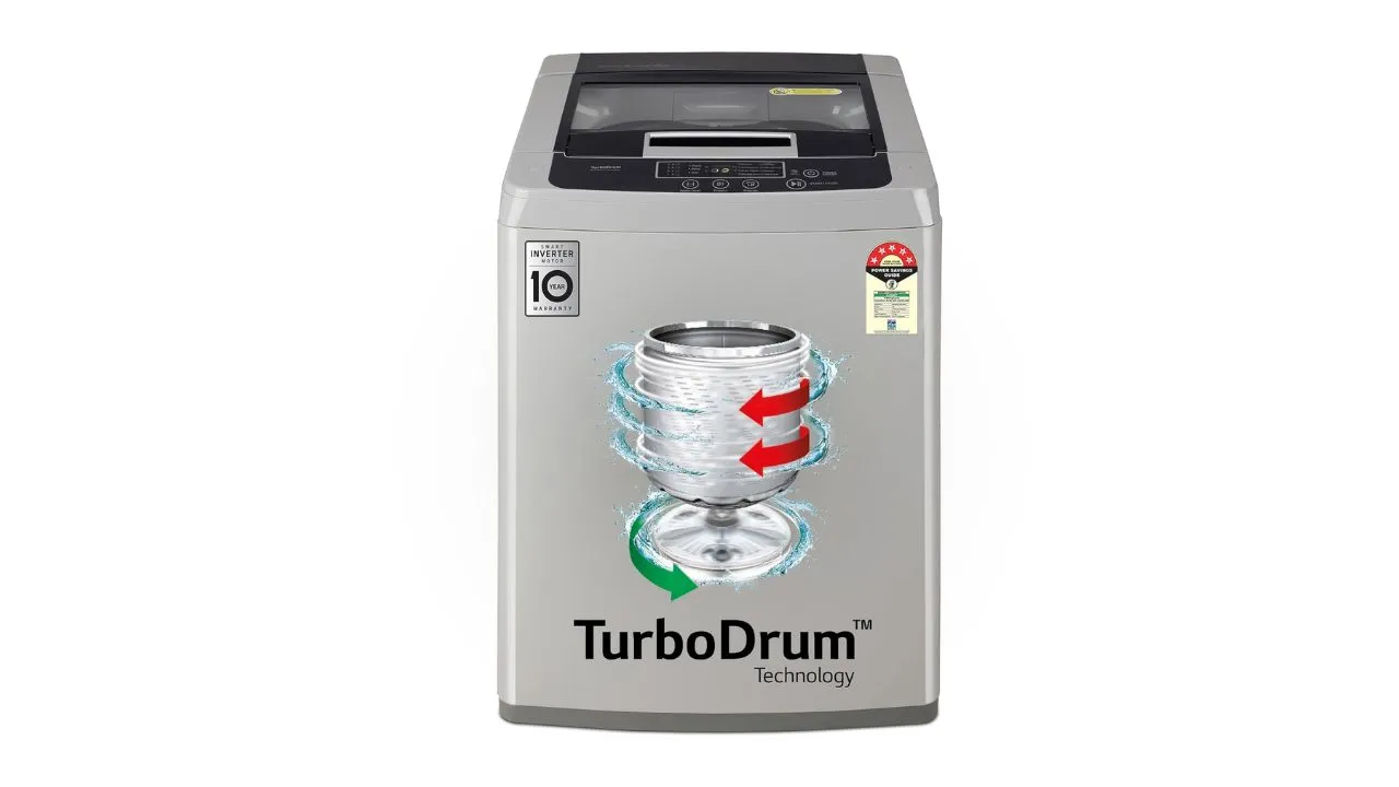 LG 8 Kg 5 Star Top Loading Washing Machine