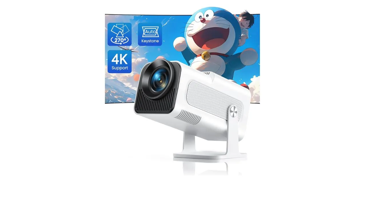 TOPTRO Free Style Max Smart Projector for Home 4K 