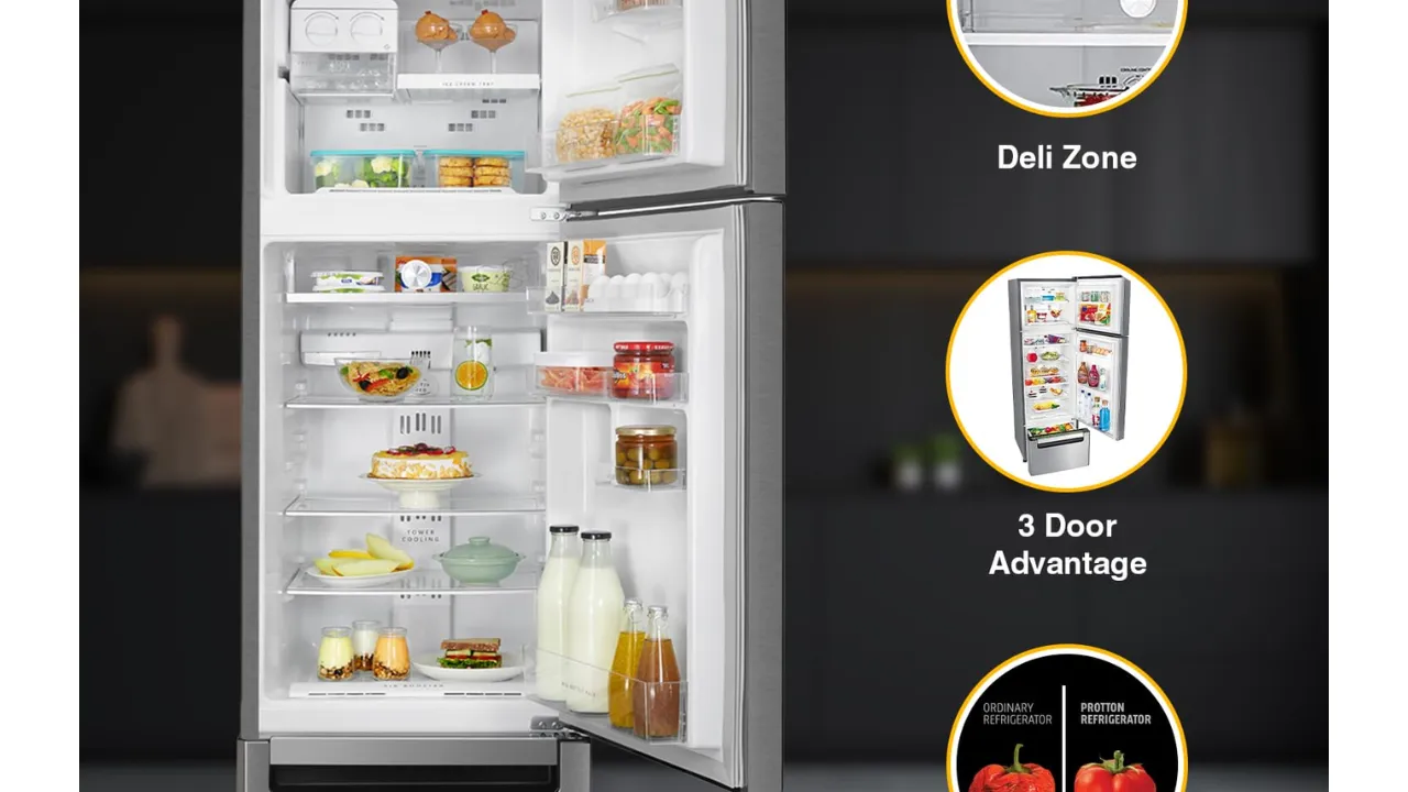 Whirlpool 270 L(313D) Frost Free Triple-Door 5 Star Refrigerator