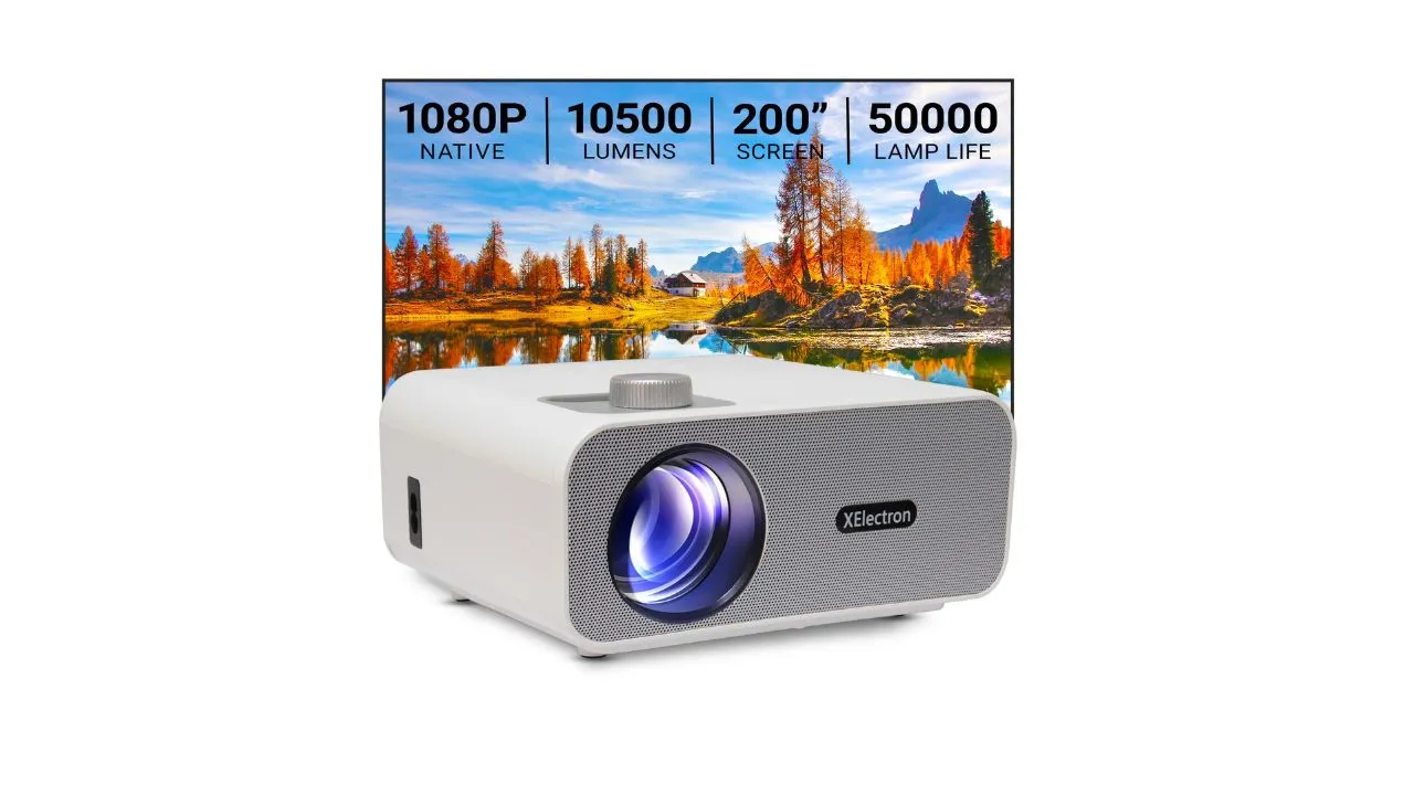 XElectron WiFi M2 Grand Full HD 4K Projector for Home 