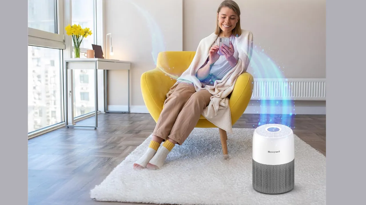 Honeywell Air Purifier for Home & Office, 3-in-1 filter - Pre-Filter
