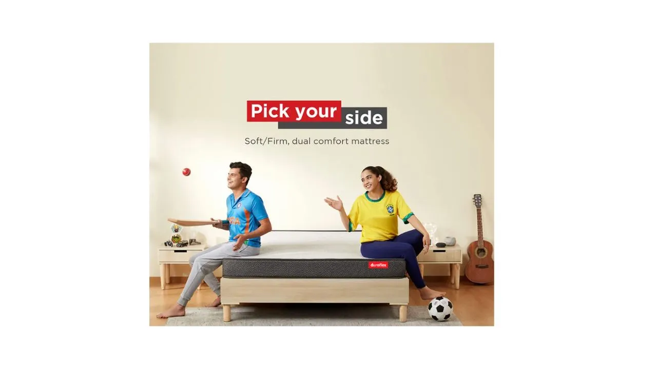 duroflex LiveIn 2 in 1 Reversible Mattress