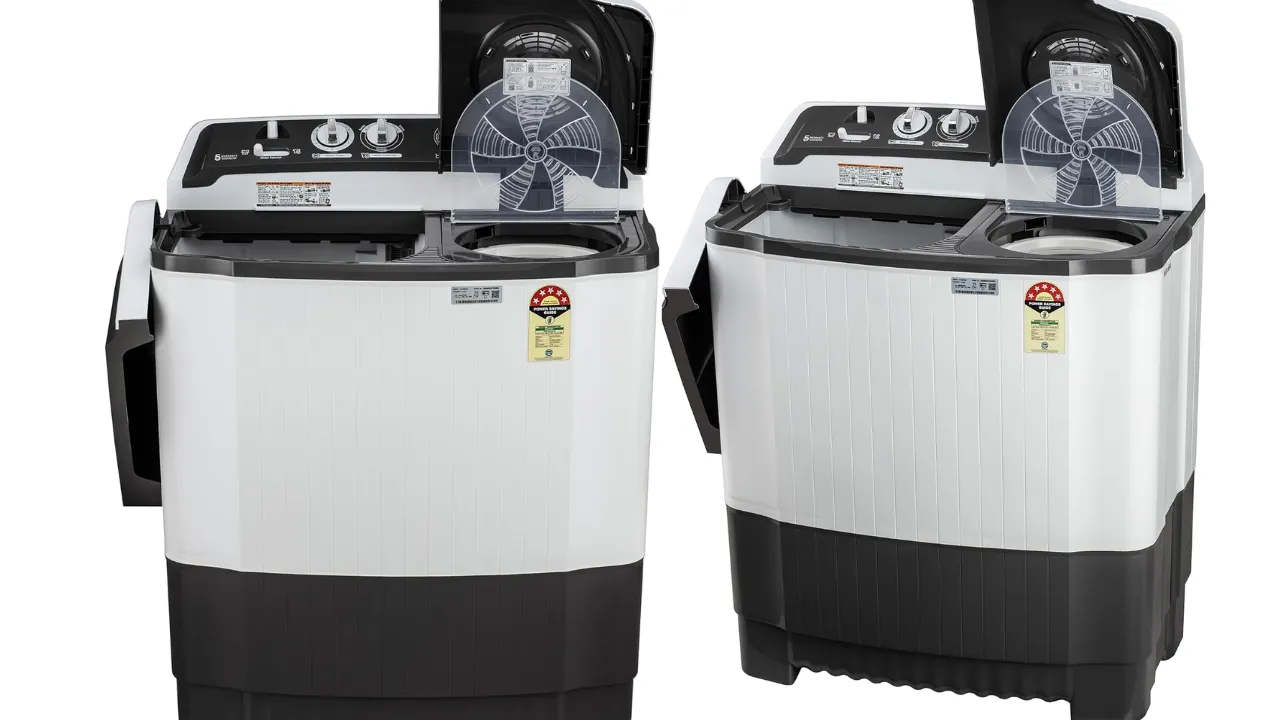 LG 7.5 kg 5 Star Wind jet dry Semi-Automatic Top Load Washing Machine