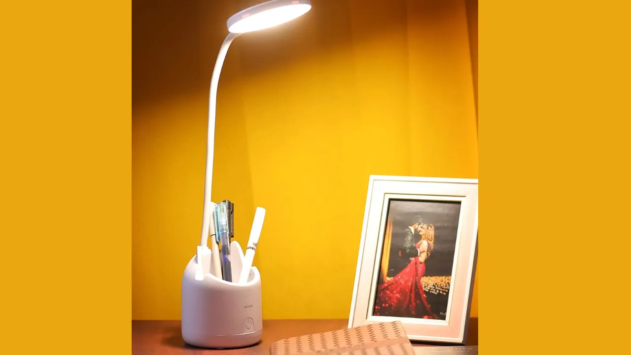 Mogadget White Color Table Lamp For Study