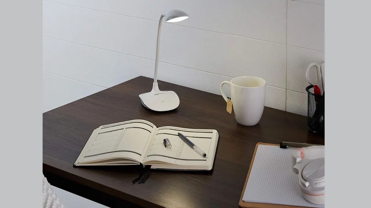 Amazon Basics Sleek Rechargeable LED Table Lamp