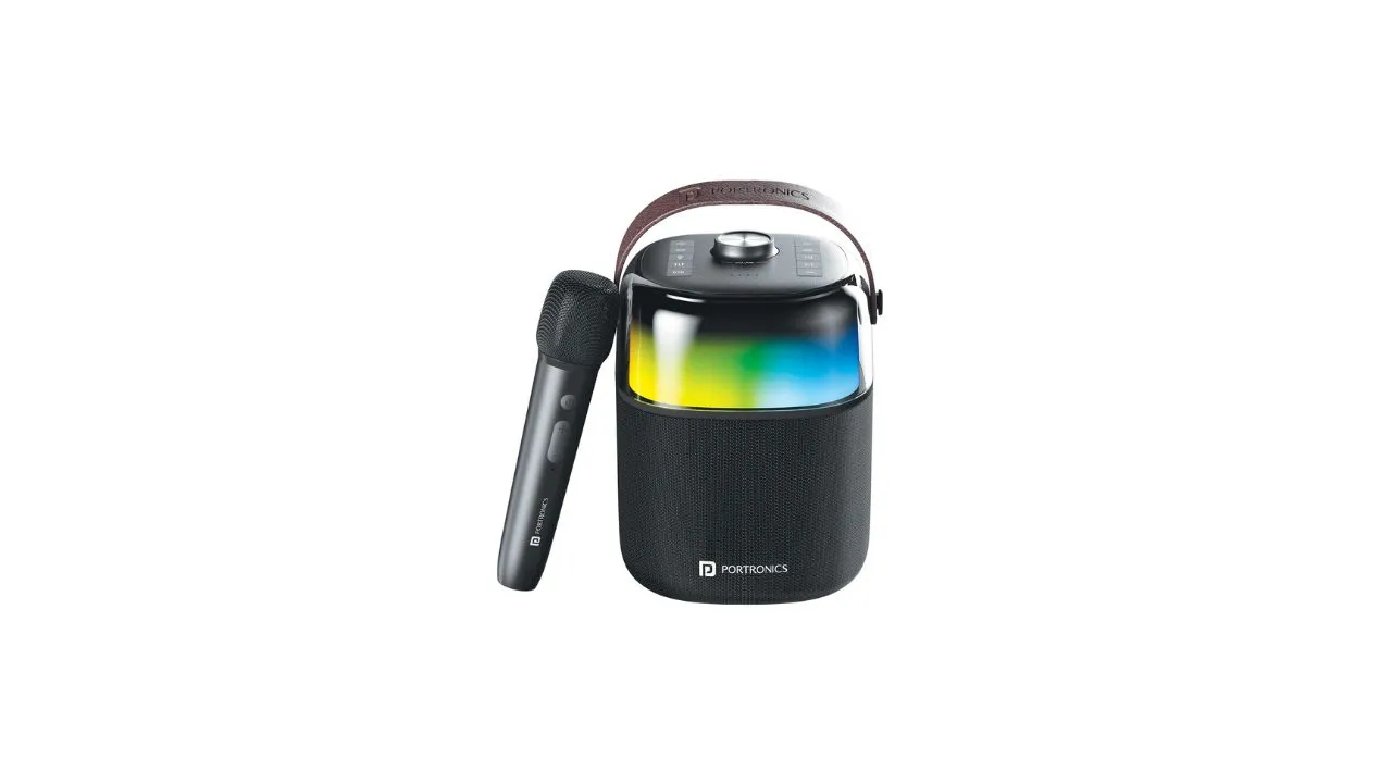 Portronics Dash Party Speaker with Karaoke Mic