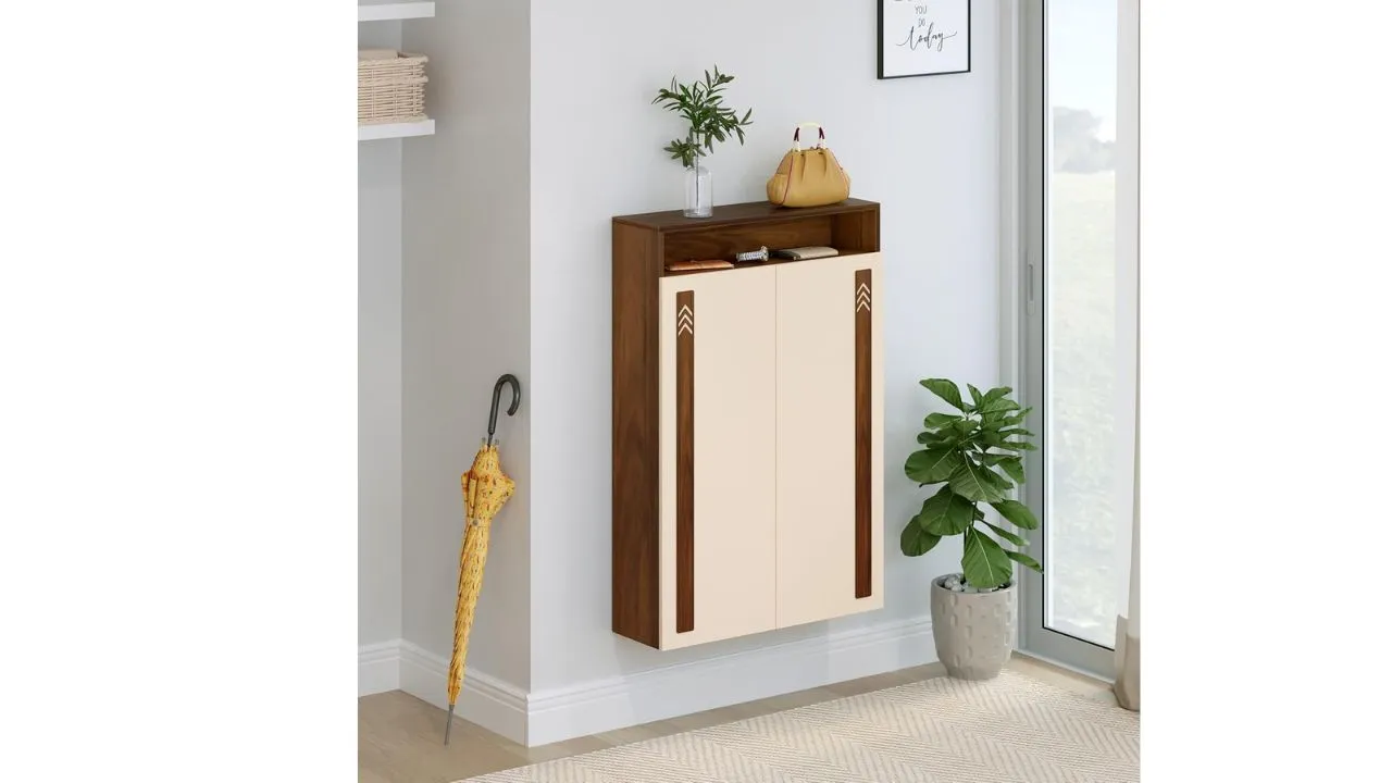 BLUEWUD Whartin Engineered Shoe Rack 