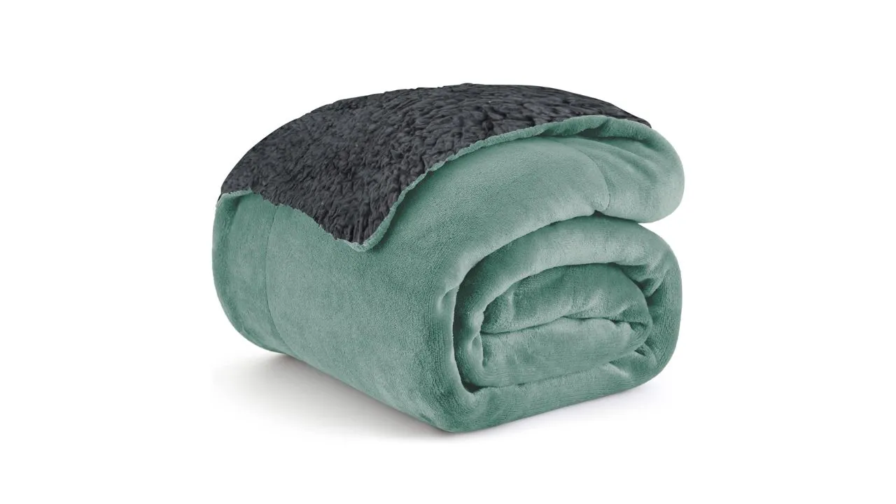 Cloth Fusion Sherpa Fleece Blanket