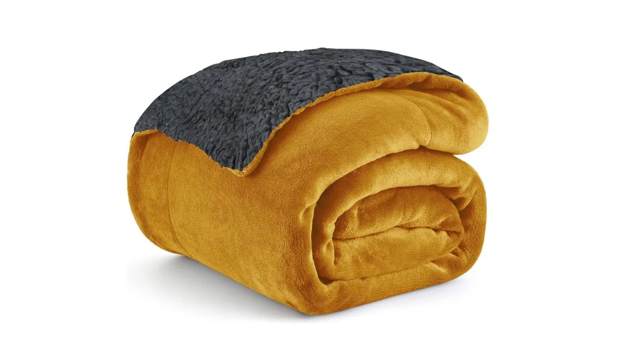 Homestan Sherpa Fleece Blanket 