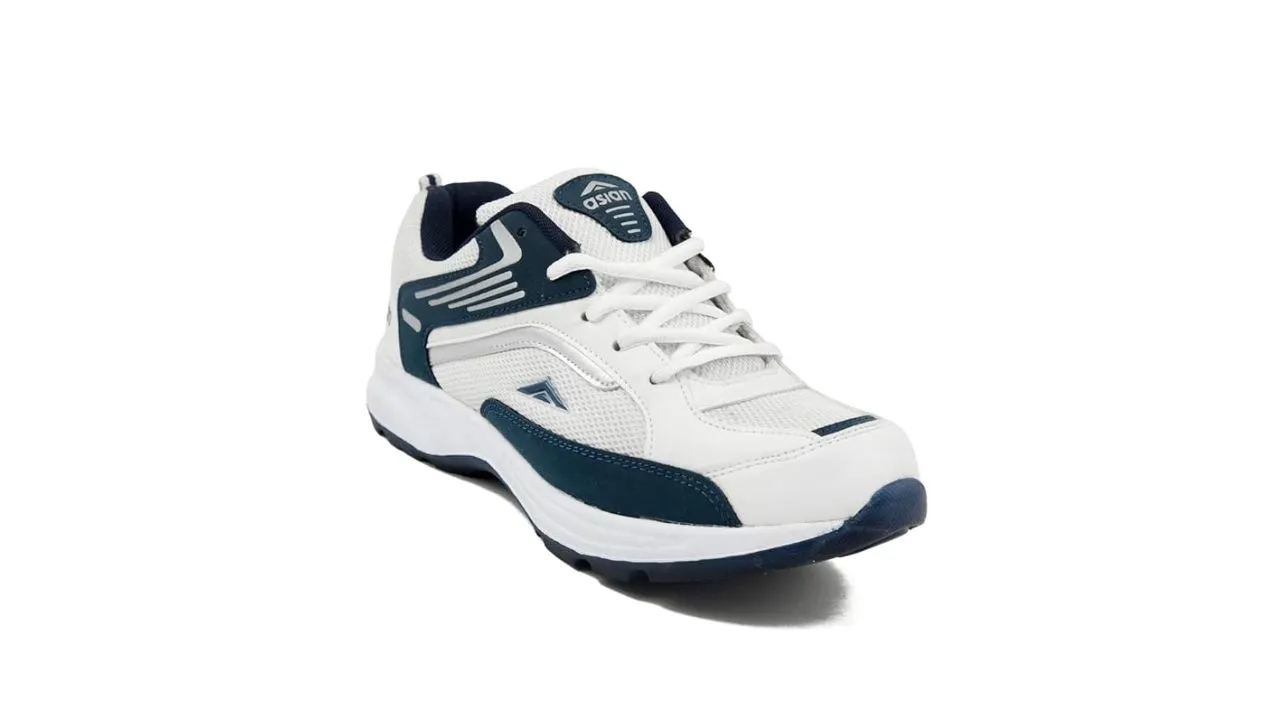 ASIAN Future-01 White Blue Running Shoes 
