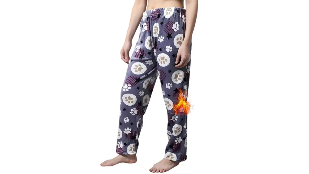 Fashiol Women's Woolen Night Pant 