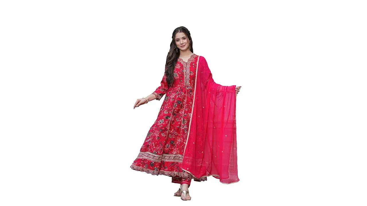  MANHAREE Anarkali Kurta with Pant  