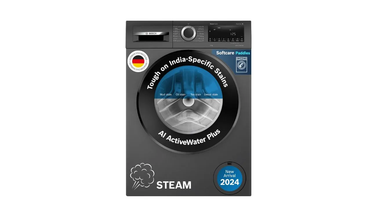 Bosch 9kg 5 Star Washing Machine 