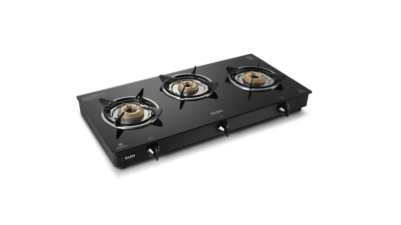 Glen 3 Burner LPG 6mm Thick Gas Stove 