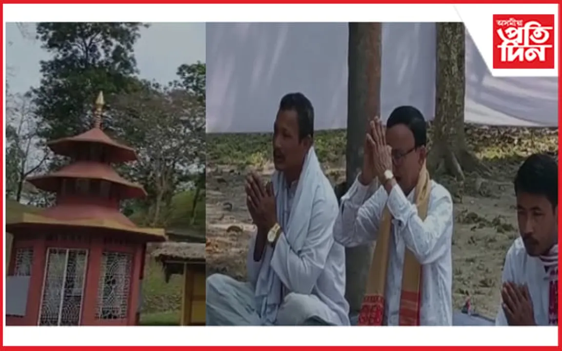 চৰাইদেউত ৪২ খন শৰাই আগবঢ়াই স্বৰ্গদেউসকললৈ সশ্ৰদ্ধ প্ৰণিপাত