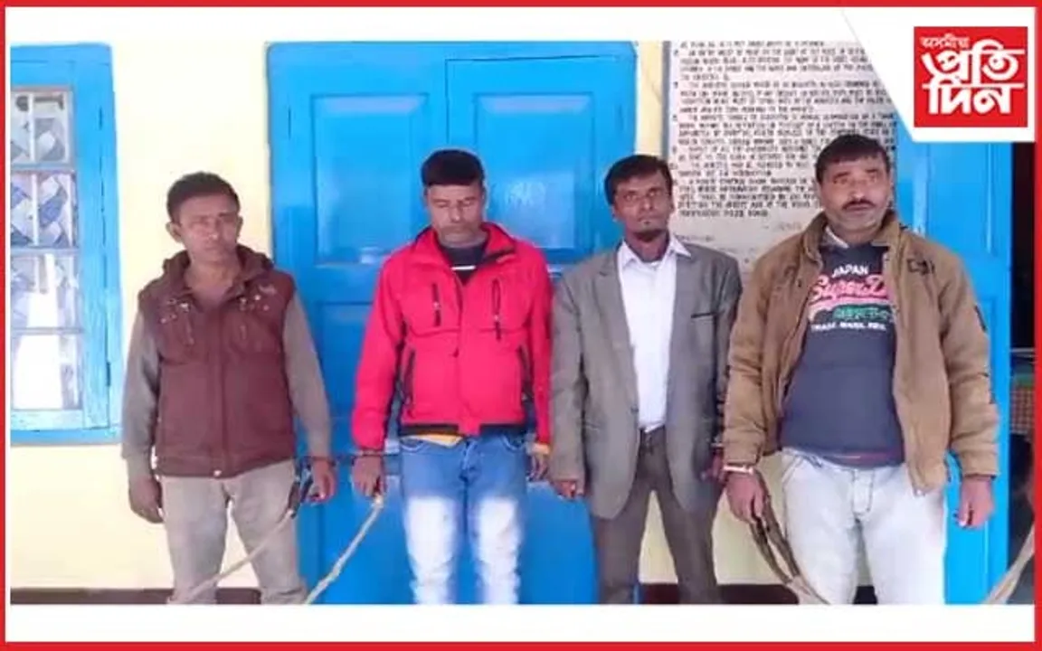 কচুৱা থানাৰ অন্তৰ্গত আলিটাঙনিত আৰক্ষীৰ অভিযান