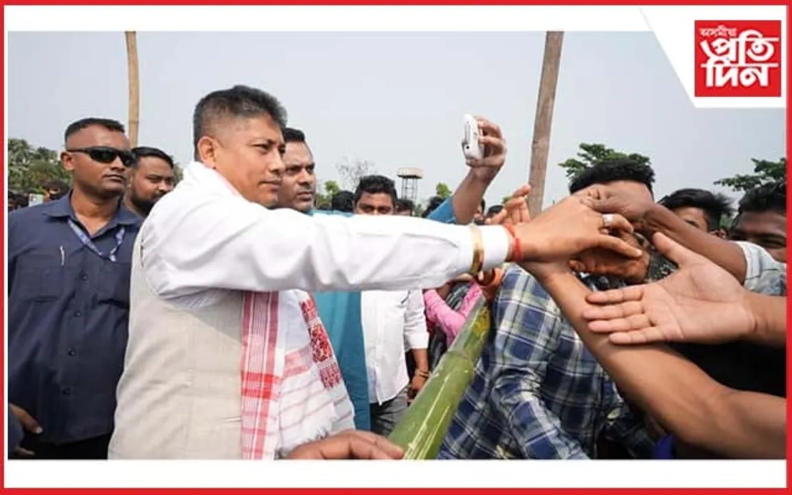 লাহৰীঘাটৰ মূল সমস্যা গৰাখহনীয়া আৰু মথাউৰি সমস্যা সমাধান কৰি দিছো : মন্ত্ৰী পীয়ুষ হাজৰীকা