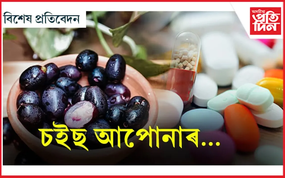 নালাগে আপুনি ঔষধ খাব,জামু খালেই এইবোৰ সুফল পাব...