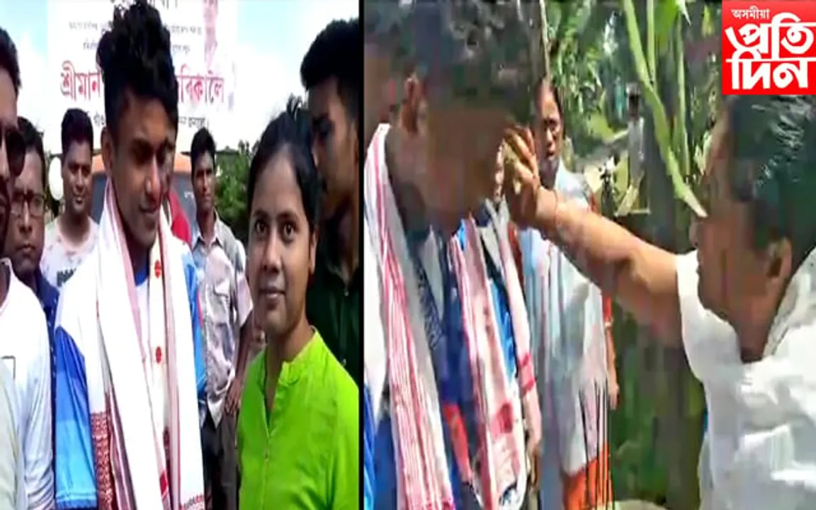 যুৱ অলিম্পিক-২০২২ত স্বৰ্ণ পদক প্ৰাপক ঘিলামৰাৰ ইন্দিবৰক বিপুল আদৰণি