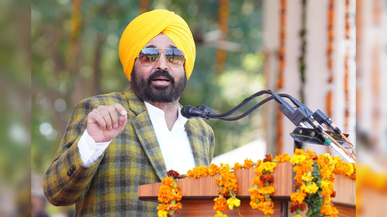  पंजाब के सीएम भगवंत मान। Photograph: (IANS) 