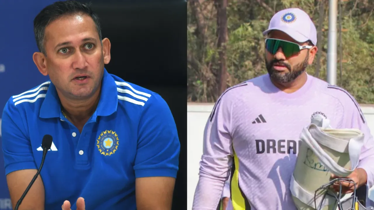 Rohit Sharma and Ajit Agarkar